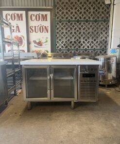 Tủ Mát Bàn Chặt – Bàn Mát Quầy Bar GoldCool 1.2M Cánh Kính