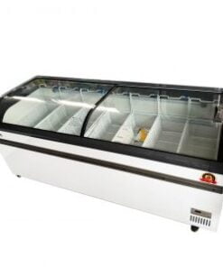 Tủ Đông GoldCool Kính Cong 2m