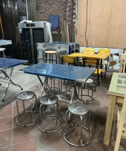 Bộ Bàn 6 Ghế Inox