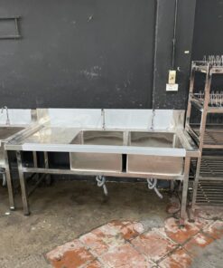 Chậu Rửa 2 Hố Có Bàn
